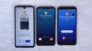 LG Stylo6 + Xiaomi RN5 + Samsung Galaxy A52 Google Meet/Duo incoming call Who Faster