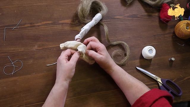 Архангельская кукла на щепочке | Делаем куколку своими руками смотреть онлайн