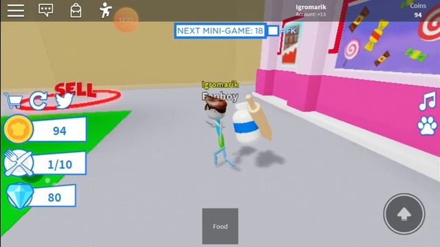 ROBLOX OM NOM . НЯМ НЯМ РОБЛОКС КУШАЕТ МОНЕТКИ. смотреть онлайн