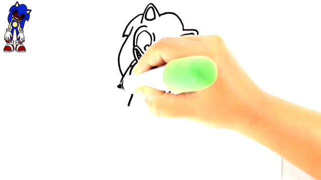HOW TO DRAW SONIC EXE ⚡ смотреть онлайн