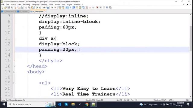 CSS ||CLASS 6 ||BATCH 3pm ||TABLES ||LIST ||OVERFLOW ||MARGIN-AUTO смотреть онлайн