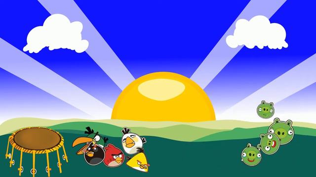 angry birds | pre compositing | background | 2D animation and motion graphics смотреть онлайн