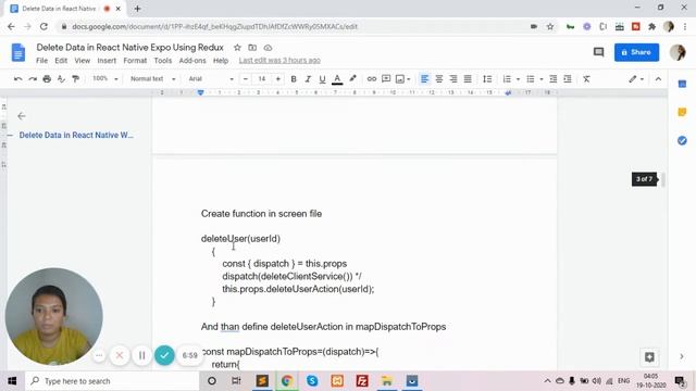 Delete Data in React Native Expo Using Redux смотреть онлайн