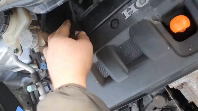 Работа двигателя Honda Civic 5D пробег 170000км.