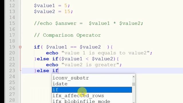 If-else Statement and Operators in PHP | Lecture No. 4 | Webster смотреть онлайн
