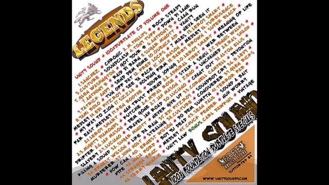 Unity Sound - Legends Dubplate Mix - Volume One, 2001 - 100% Foundation Dubplate Specials смотреть онлайн