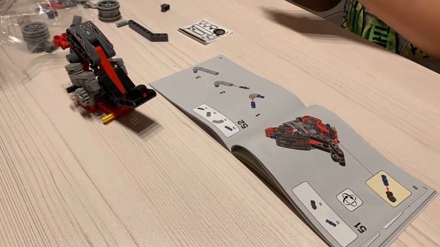 Сборка Lego Technic Motorcycle (42132, лего техник мотоцикл) смотреть онлайн