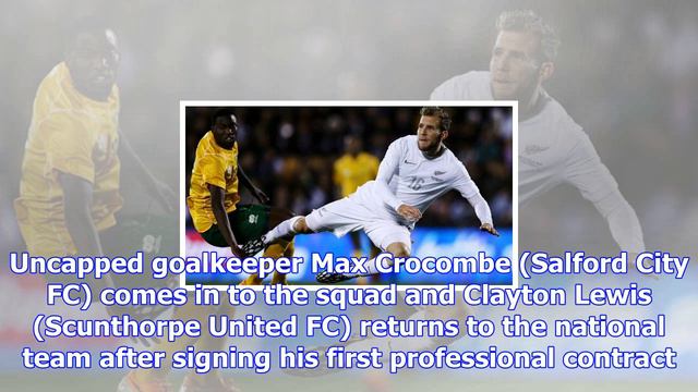 Anthony hudson recalls rory fallon, jeremy brockie for all whites intercontinental play-off смотреть онлайн