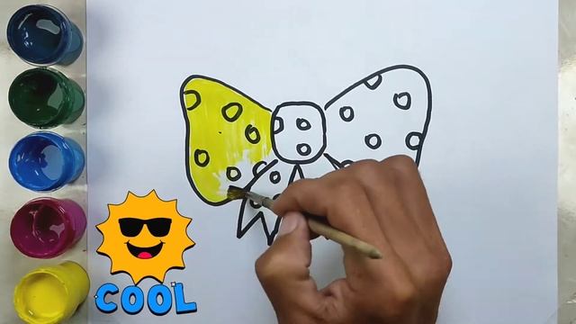 How to draw a bow for kids Bolalar uchun bantik rasmini chizish Как нарисовать бантик для детей смотреть онлайн
