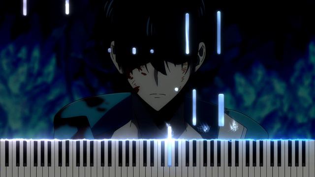 Solo Leveling Episode 6 OST - DARK ARIA ＜LV2＞(Piano Tutorial / Synthesia) смотреть онлайн