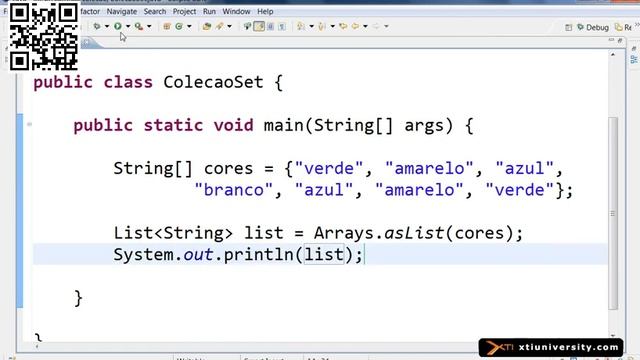 Universidade XTI JAVA 089 Collection Set YouTube смотреть онлайн