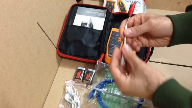 Localizador Zumbador e testador de cabos de rede internet Multitoc TX1500 смотреть онлайн