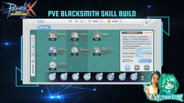 ? ROX: Skill Build Tutorial for Blacksmith | 2H Axe Haste Type ⚡ Ragnarok X: Next Generation смотреть онлайн