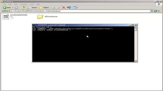 Crash course in Enterprise JavaBeans 3 - Part 4: Creating the Apache Derby database смотреть онлайн