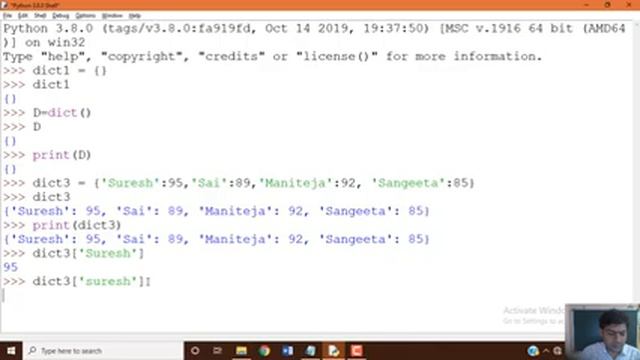 Python Dictionaries смотреть онлайн