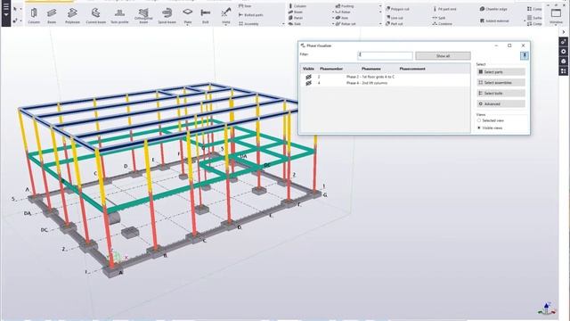 Tekla Tip - Phase Visualizer Tool - Makes selecting Phases easy смотреть онлайн