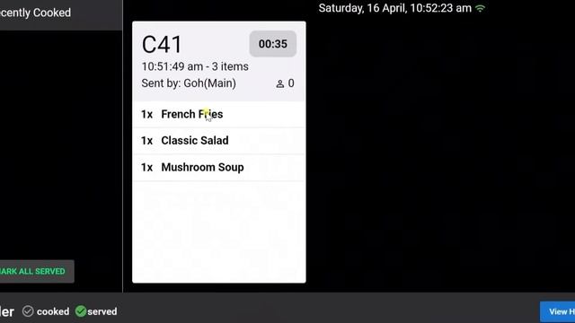 Kitchen and Order Display System смотреть онлайн