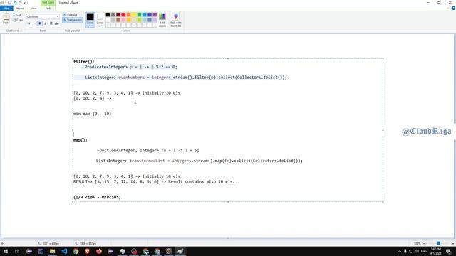 Java 8 - Tutorial - 05. Overview of Map and Filter Count method with Stream Interface |#cloudraga смотреть онлайн