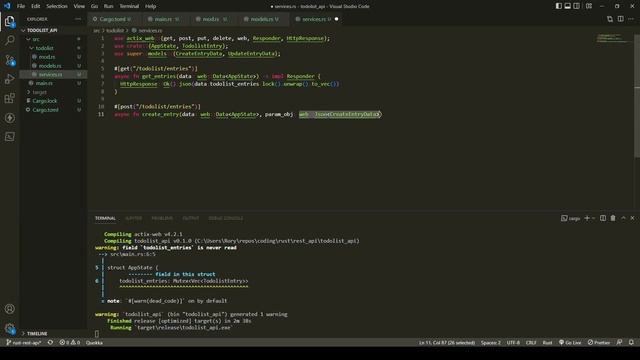 Fast Rest API - Rust + Actix Web смотреть онлайн