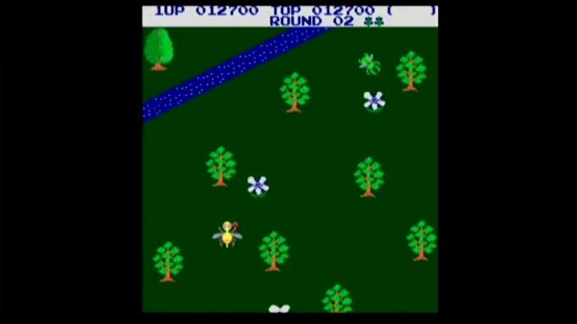Funky Bee - Arcade Gameplay - Orca 1982 смотреть онлайн