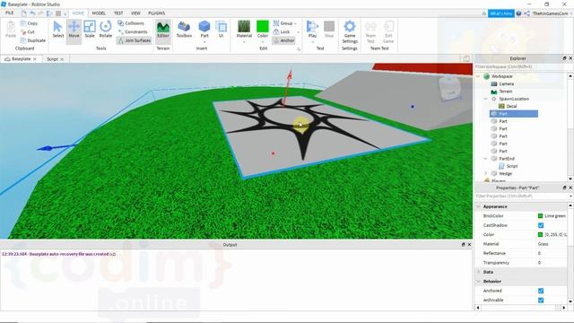 #Roblox Урок 3_6 Материалы. Онлайн-школа программирования Дениса Голикова для детей от 5 лет смотреть онлайн