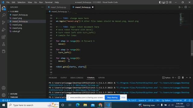 CSP 1.1.5 Run Robot, Run - Maze 2 смотреть онлайн