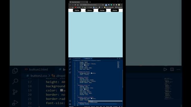 drop-down button using HTML CSS web development cybertechguruji смотреть онлайн