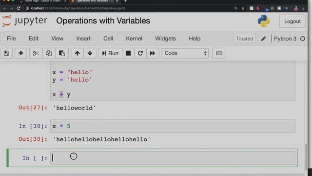 #9 Operations With Different Types of Variables смотреть онлайн