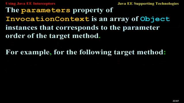 Using Java EE Interceptors смотреть онлайн