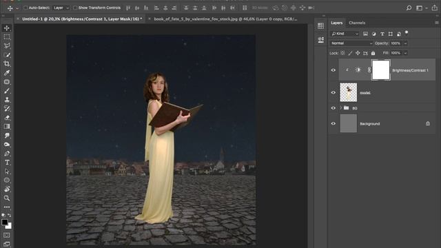 Fantasy Photo Editing in Photoshop CC - Fire Book Magic смотреть онлайн