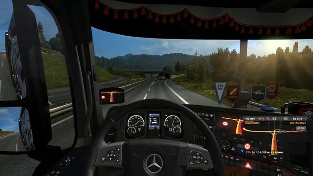 КОНВОЙ ДВУХ КРУПНЫХ КОМПАНИИ VTC - Euro Truck Simulator 2 [1.37.2.0] смотреть онлайн