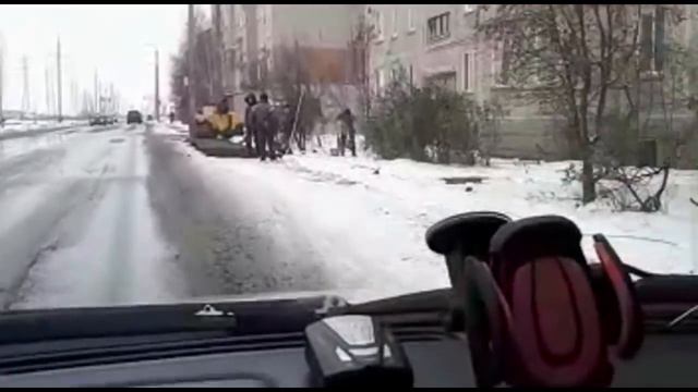 Укладка асфальта на снег смотреть онлайн