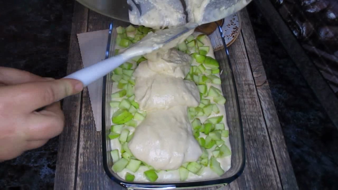 Пирог с яблоками.