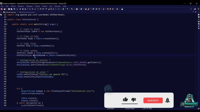 Curso Apache POI Completo - Manejo estilos Parte 2 смотреть онлайн