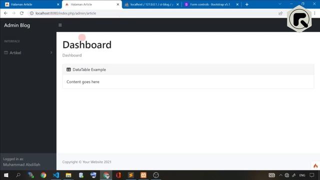 DARI 0 SAMPAI JADI. MEMBUAT WEBSITE SEDERHANA DENGAN CODEIGNITER DAN BOOTSTRAP смотреть онлайн