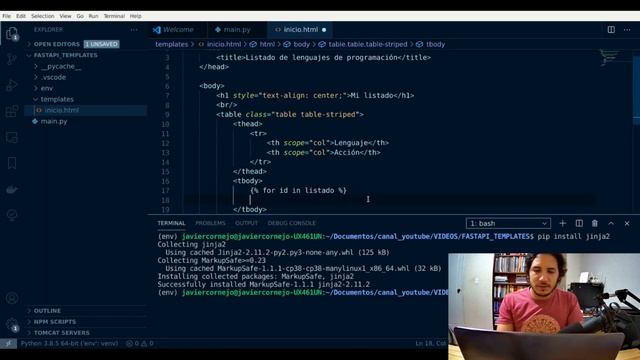 Todo lo que necesitas saber sobre Templates con FastAPI, explicado ¡paso a paso! ? смотреть онлайн