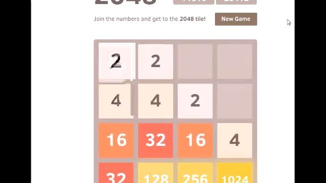2048 game + how to WIN + Tuttorial+ lets play / как пройти игру 2048 смотреть онлайн