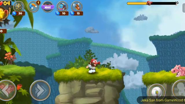 Level 1-4. Прохождение игры Super Jungle Jump на Android смотреть онлайн