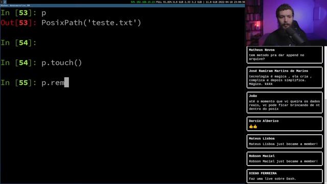 Manipulação de arquivos e pastas com pathlib - Live de Python #199 смотреть онлайн