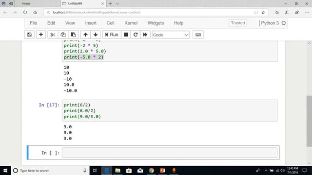 Python Tutorial Hindi 6 - Arithmetic Operators in Python 3 with Programming Examples смотреть онлайн