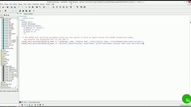 How to create Rich Text with the XHTML Cell function in PL/PDF смотреть онлайн