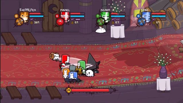 Lets Play Castle Crashers - Ep 4: Work hard today, for an easy going tomorrow! смотреть онлайн
