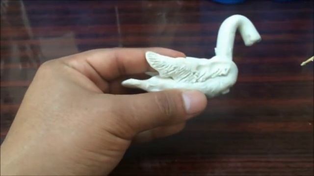 cómo hacer un cisne de plastilina смотреть онлайн