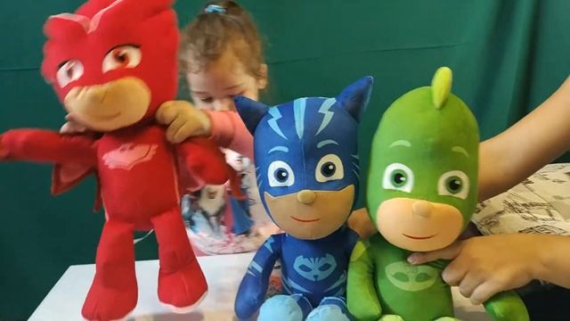 Герои в Масках, большие мягкие  игрушки PJ Masks