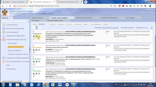 Создание ППГ и редактирование ПГ в РИС КК смотреть онлайн