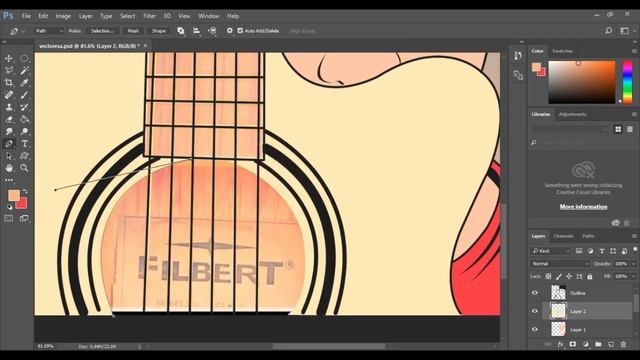 Vector Art / Cartoon Effect / Vexel Art | Photoshop CC 2018 | Daneril FX смотреть онлайн