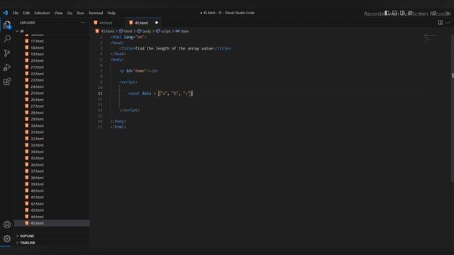 Find the length of array value in || java script смотреть онлайн