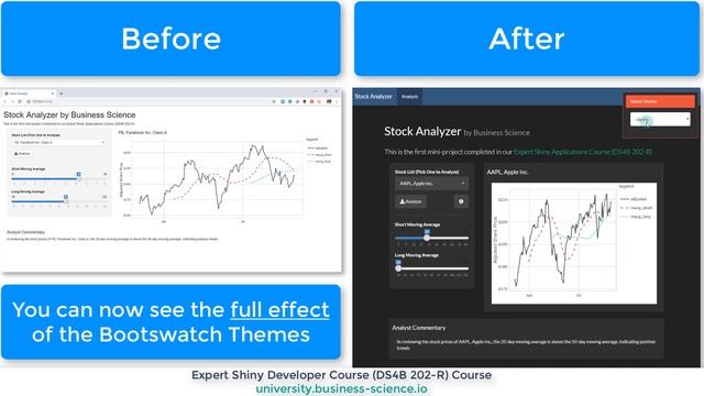 Using Bootstrap to Improve Your Shiny App | DS4B 202-R смотреть онлайн