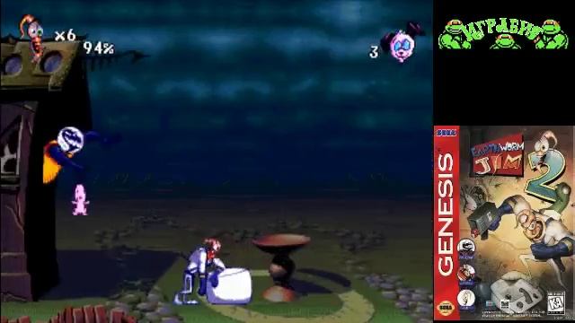 Стрим игры Earthworm Jim 2 (SEGA) Прохождение смотреть онлайн