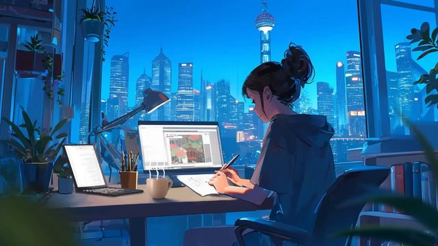 Music to put you in a better mood ~ Study music - lofi / relax / stress relief смотреть онлайн